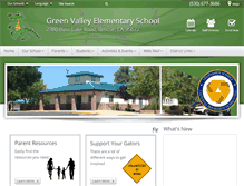 Tablet Screenshot of mygreenvalleyschool.com